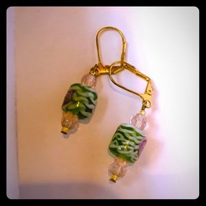 Hand crafted beaded earrings